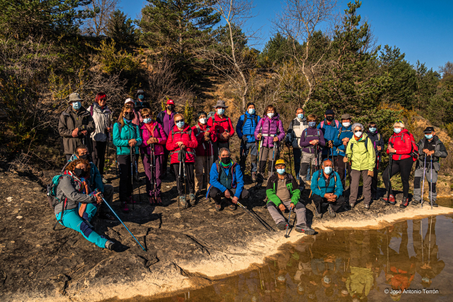 El grupo que realizó la excursión.