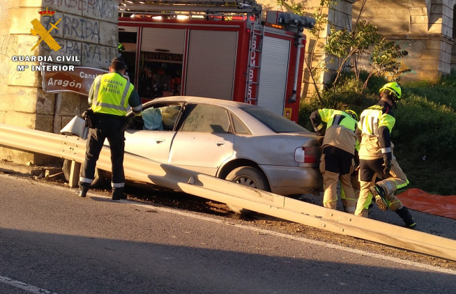Otra imagen tomada en el lugar del accidente.