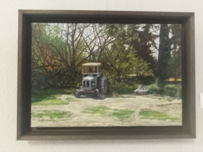 Una de las obras de la muestra.