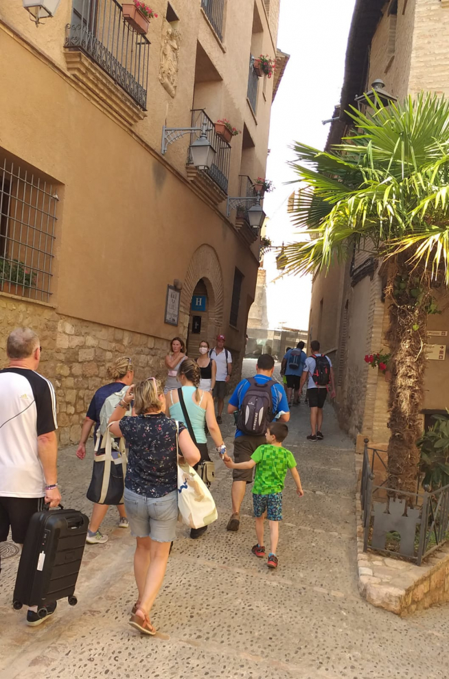 Alquézar, núcleo turístico del Somontano.
