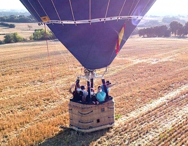 Aterrizaje en Torres de Montes
