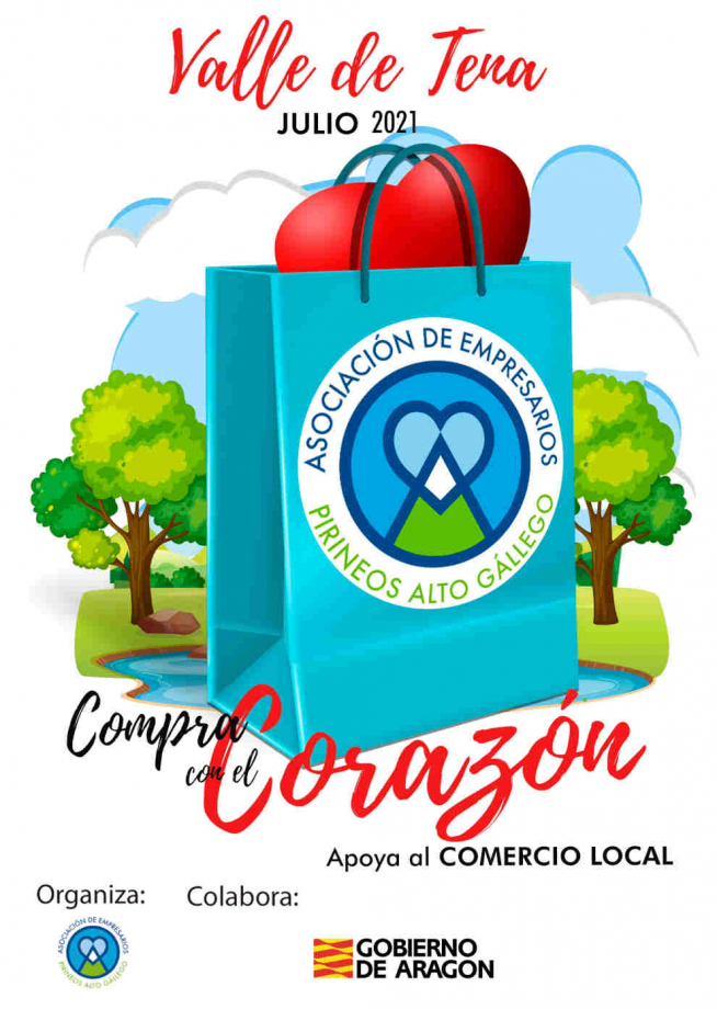 Cartel de la campaña 'Compra con el corazón'.