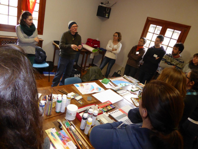 Uno de los seminarios de diseño interior impartido en 2016.