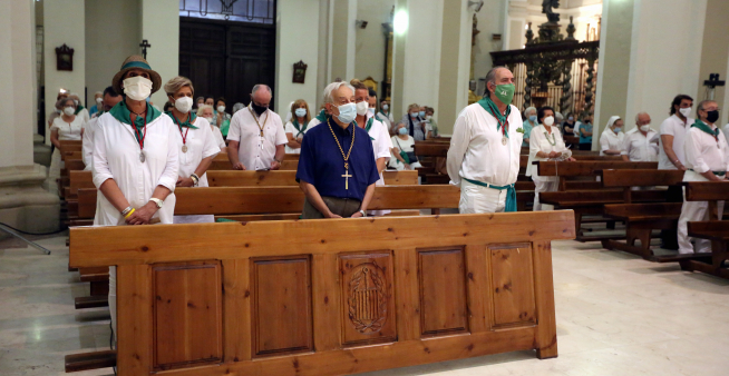 Los actos religiosos continúan este miércoles con las diferentes eucaristías y la solemne misa pontifical a las12:00 horas