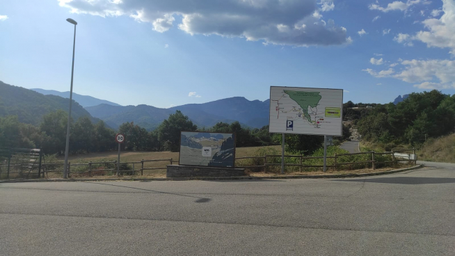 Parcela en la que se va a construir el Centro de Visitantes de Escalona.
