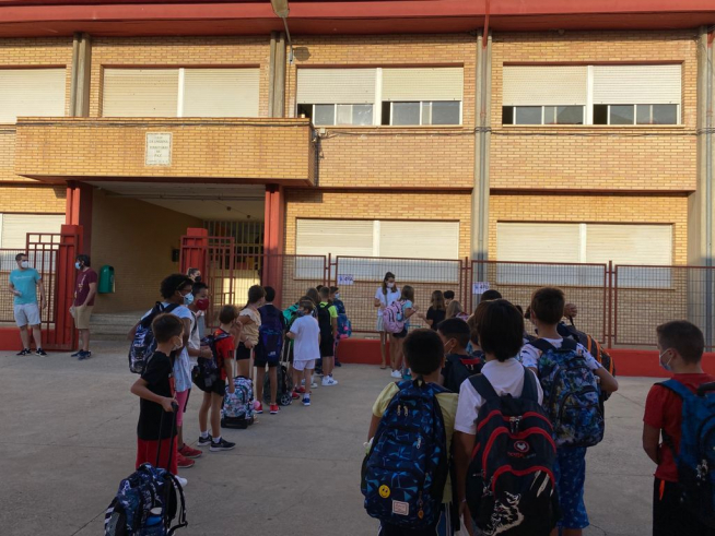 Regreso a las aulas en Sariñena