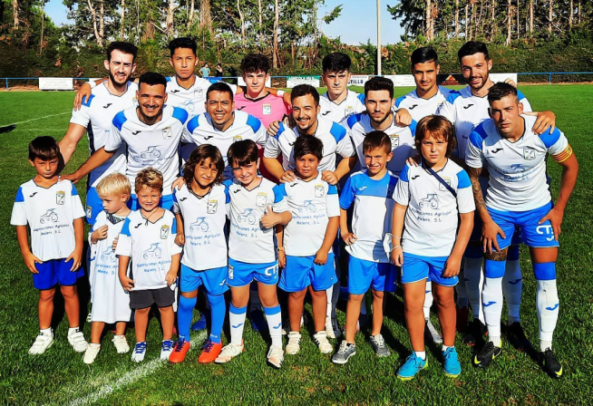 El Gurrea, con el once que inició el pasado domingo su último amistoso