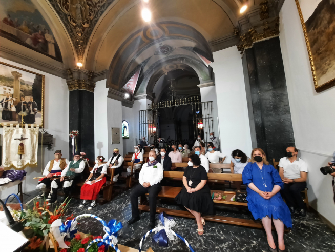 El acto se recreó en la iglesia de San Miguel para cumplir con la normativa covid.