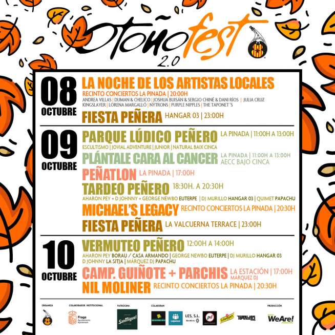 Cartel del Otoño Fest de Fraga.