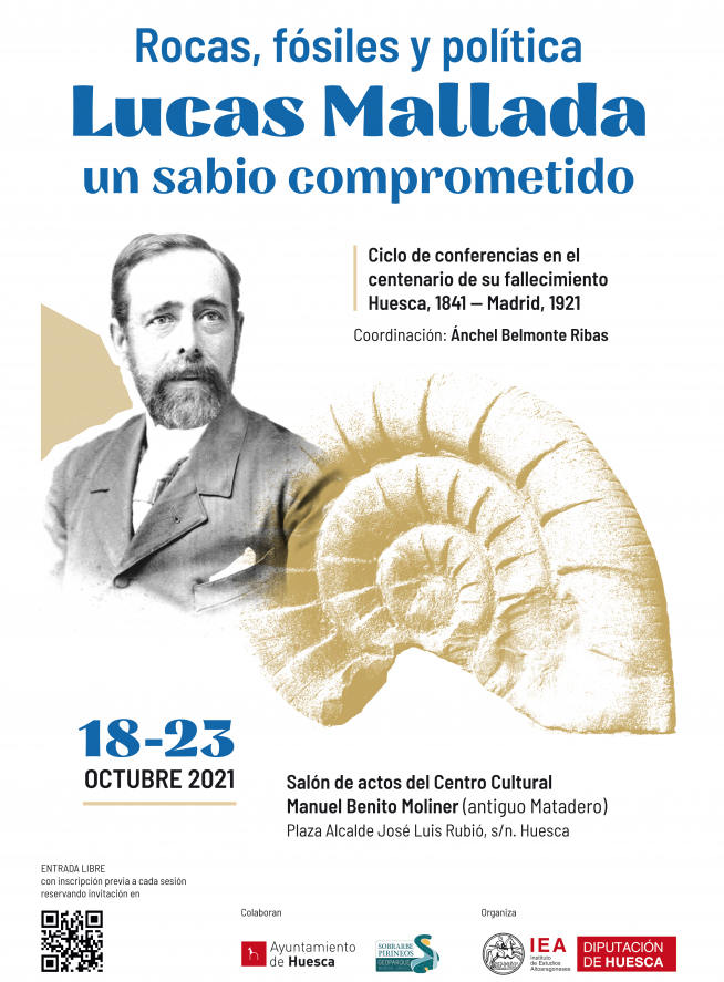 Cartel de las jornadas sobre este ilustre científico altoaragonés.
