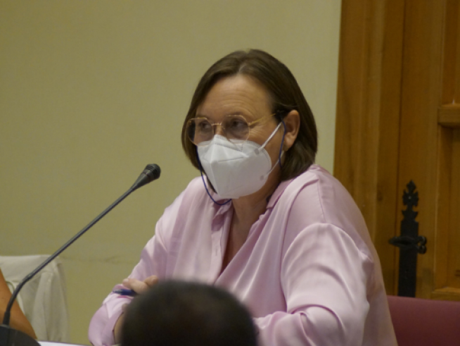 La portavoz de Ciudadanos Jaca, Matilde Campo
