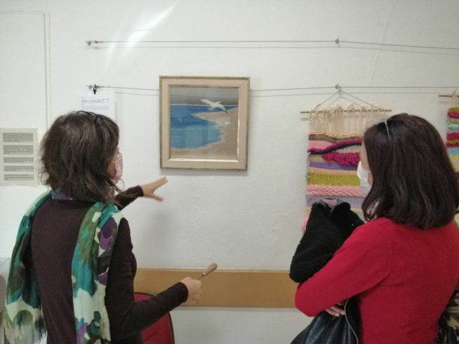 Exposición de tapices.