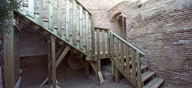 Imagen de la escalera.