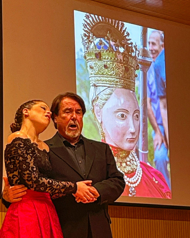 Marta Heras y Luis Romero protagonizaron el concierto benéfico de Navidad.