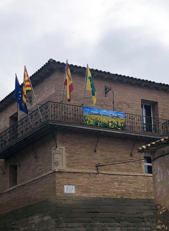 Fachada del Ayuntamiento de Robres.