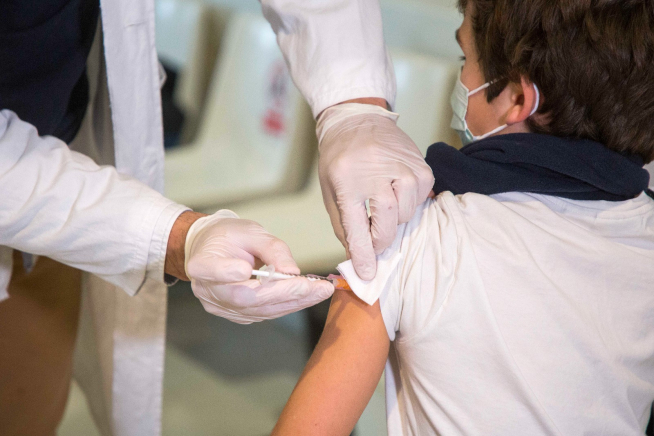 Vacunación infantil en Aragón.