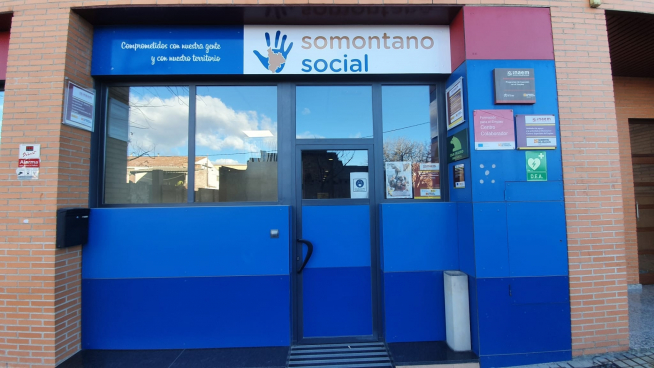 Sede Somontano Social, en Barbastro.