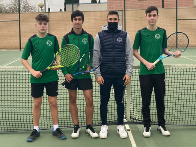 Equipo del CT Monzón en La Liga Cadete.