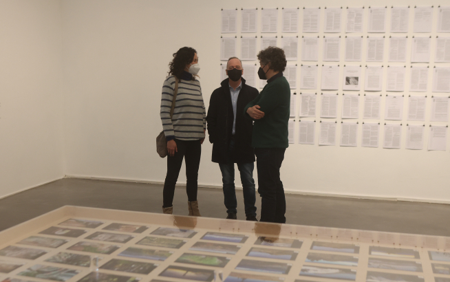 El santanderino Jorge Yeregui mezcla teoría e imagen en esta exposición artística.