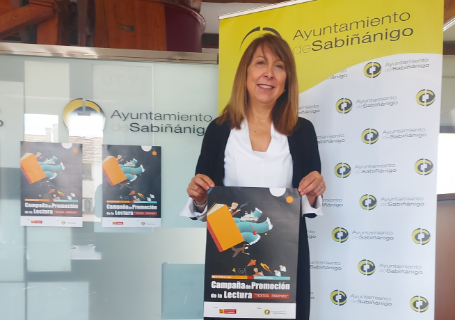 La alcaldesa Berta Fernández, en la presentación de la Campaña de Promoción de la Lectura.