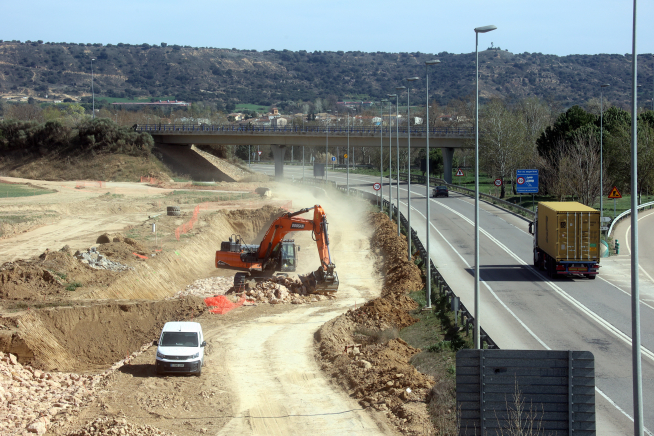 La variante desde el Km. 3 se desdoblará hasta el enlace de Montearagón (acceso a Quicena).