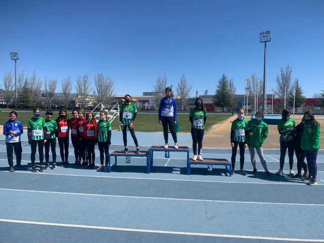 Podio Sub-14 masculino en el provincial de combinadas.