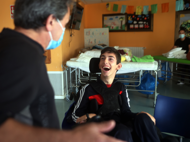 Las caras de alegría como la de Héctor, son todo un regalo.