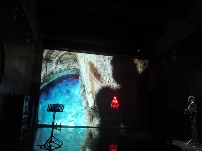 Otra escena de la presentación de Ecos del Paisaje.