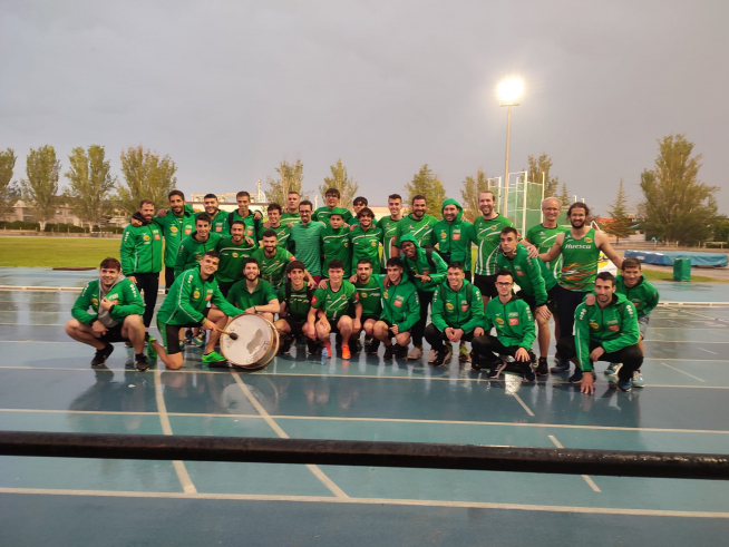 Equipo de Intec-Zoiti, el sábado en Huesca.