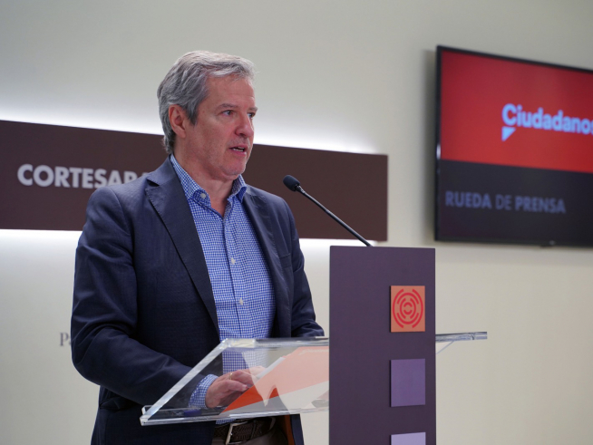 Daniel Pérez Calvo, líder de Ciudadanos Aragón.