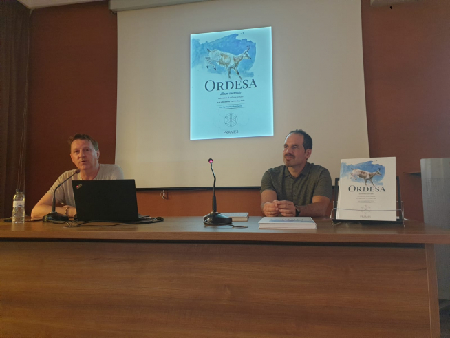 El IEA de Huesca acogió la presentación del libro ilustrado ‘Ordesa’ a finales del pasado mes de mayo.