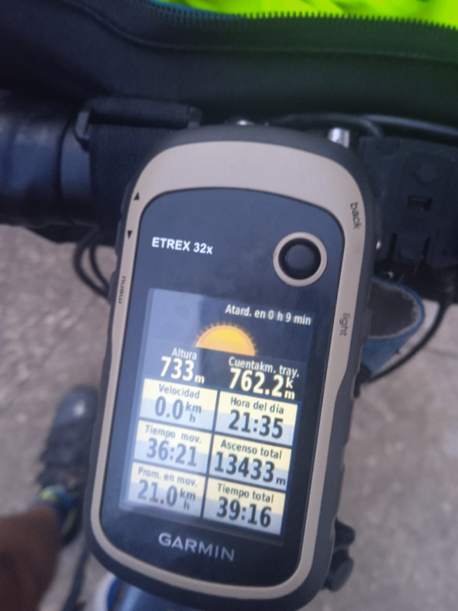 Los datos de su ruta no pueden ser más elocuentes para calibrar el “paseo” de fin de semana.