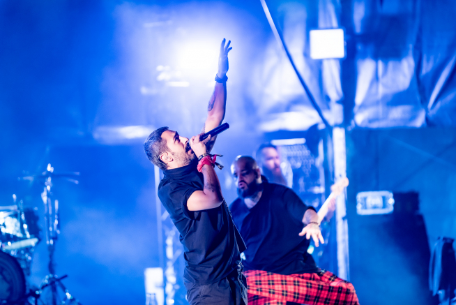 Rayden ofreció un intenso show.