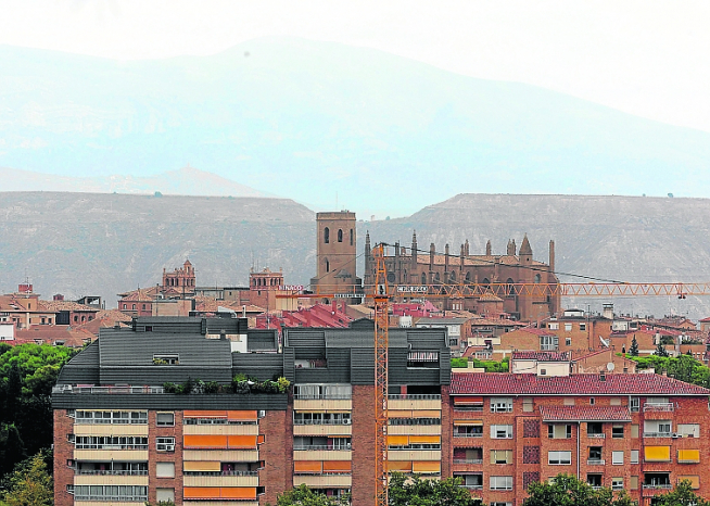 Vista dese el punto más alto del cerro de San Jorge.