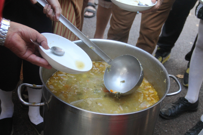 La garburade (sopa tradicional).