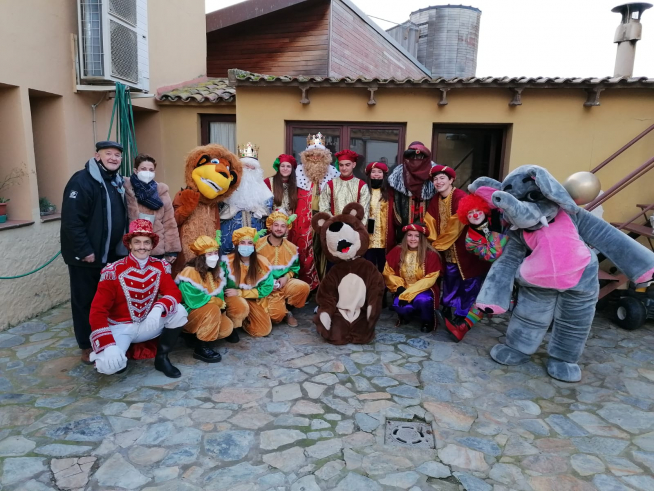 Celebración del Día de Reyes, en 2021, en Gurrea de Gállego