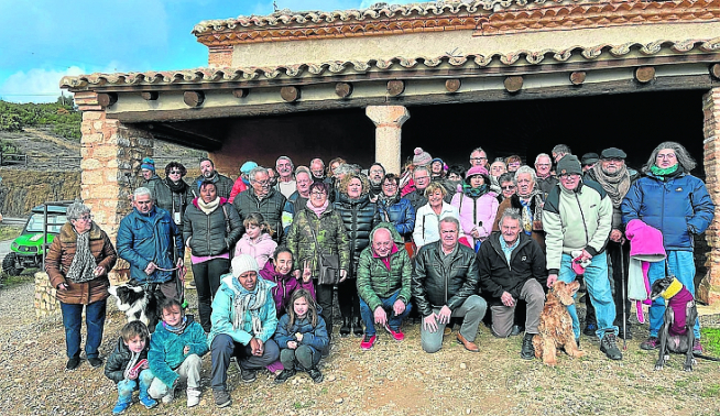 En la ermita de San Antón de Alquézar se celebró la festividad.