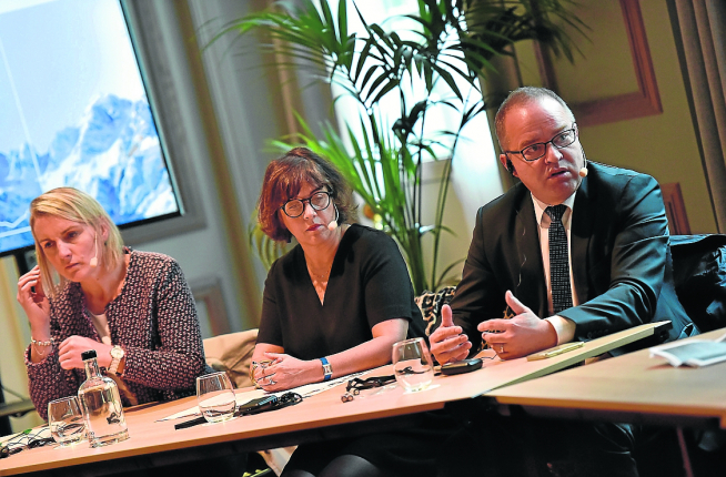 Aurelie Cardet, Marie Pacheco y Renaud Lagrave conformaron la delegación francesa.