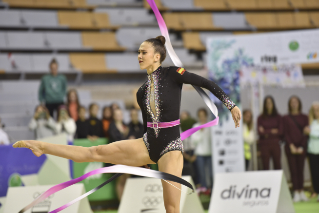 La gimnasta internacional con España Polina Berezina.