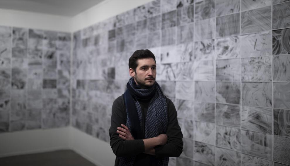 Jorge Isla, en la exposición Cartografías del ser.