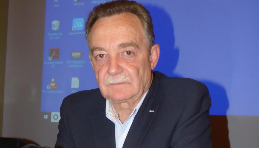 José María Borrel, presidente del Colegio de Médicos de Huesca.