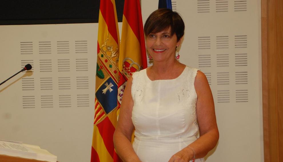Olga Brosed, alcaldesa  de Robres.