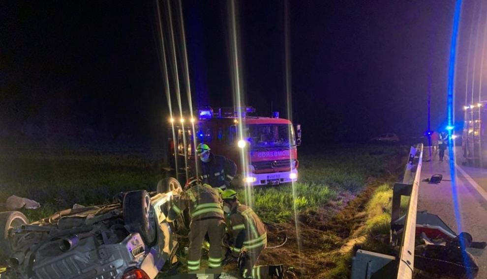 Una persona ha fallecido y otra ha resultado de gravedad en un accidente de tráfico en la N-240, en el municipio de Peraltilla.