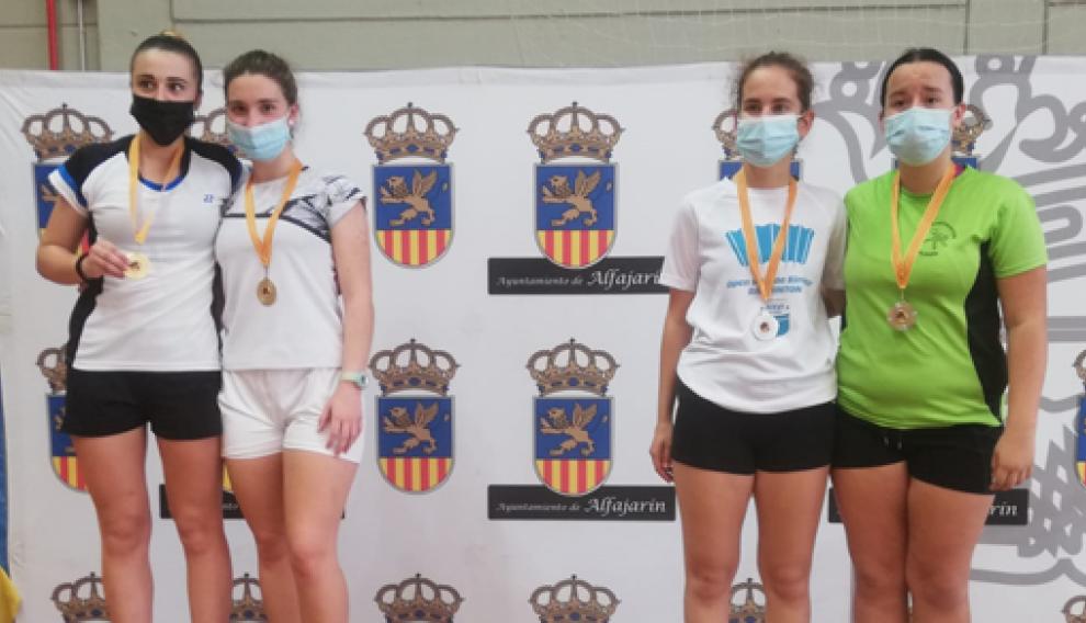 Aurora Otín se llevó el torneo de dobles femenino sub-19 haciendo pareja con la catalana Aina Urgell.