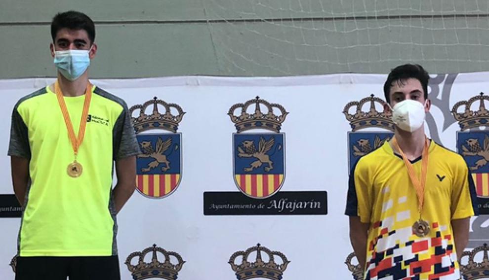 Hugo Escuer y Pablo Rodríguez fueron primero y segundo en el cuadro individual masculino sub-19.