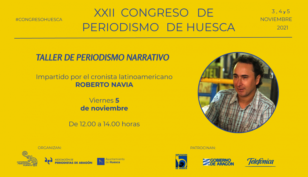 Taller de Periodismo narrativo impartido por Roberto Navia