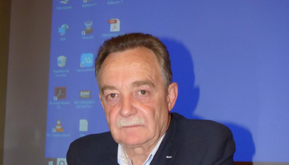 José María Borrel, presidente del Colegio de Médicos de Huesca.