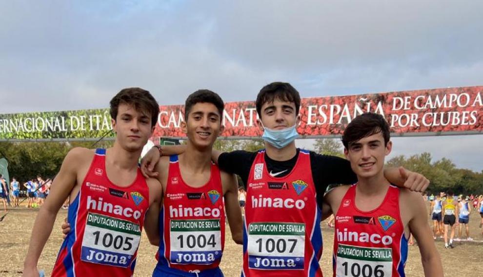 Los Sub-20 de Hinaco, en un gran cuarto puesto por equipos.