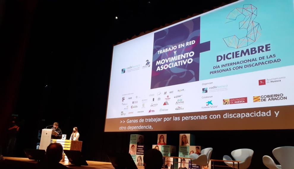 Arrancan los actos programados por Cadis en el Palacio de Congresos de Huesca.