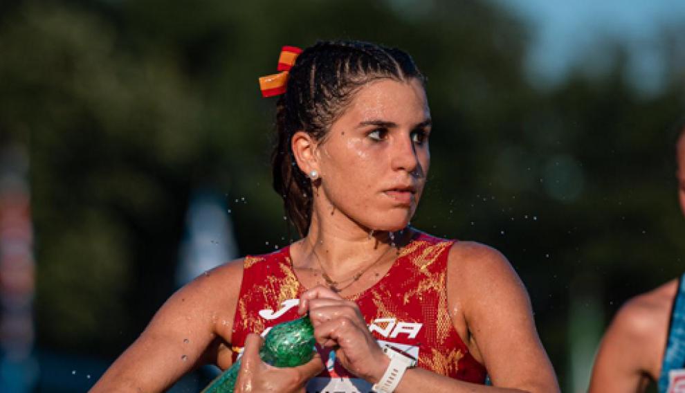 Eva Rico, campeona de España y la mejor atleta española Sub-20 en el Europeo de marcha.